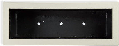 PolyStone Milan Tall Modern Outdoor/Indoor Rectangular Trough Planter, 46" L X 17" W X 19" H
