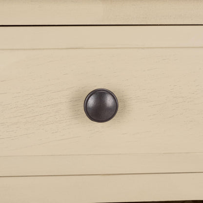 SAFAVIEH Furniture - Michaela 1-Drawer Storage Unit - Sand - Solid Wood - Farmhouse Basket Tower