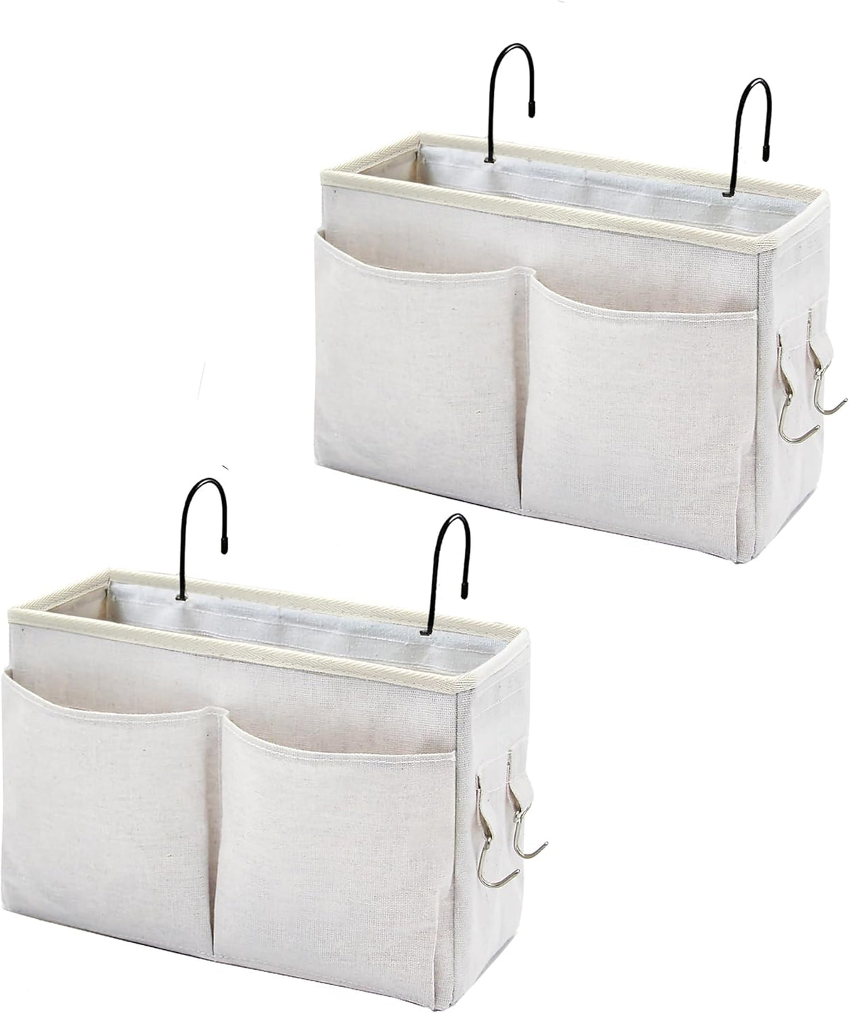 Bedside Caddy Organizer & Bedside Storage Basket Multi-Function Organizer for Bunk, Hospital Beds