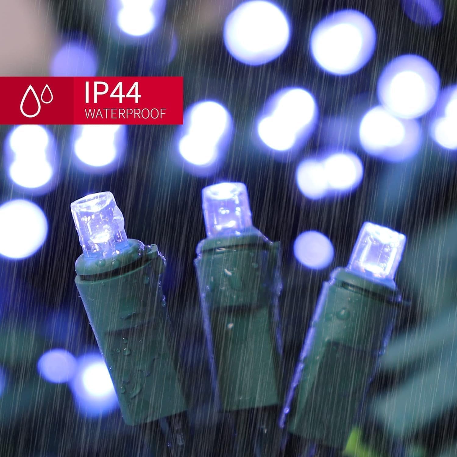 150 LED White String Lights - LED Christmas Decoration, Mini led Lights for Indoor Outdoor Home