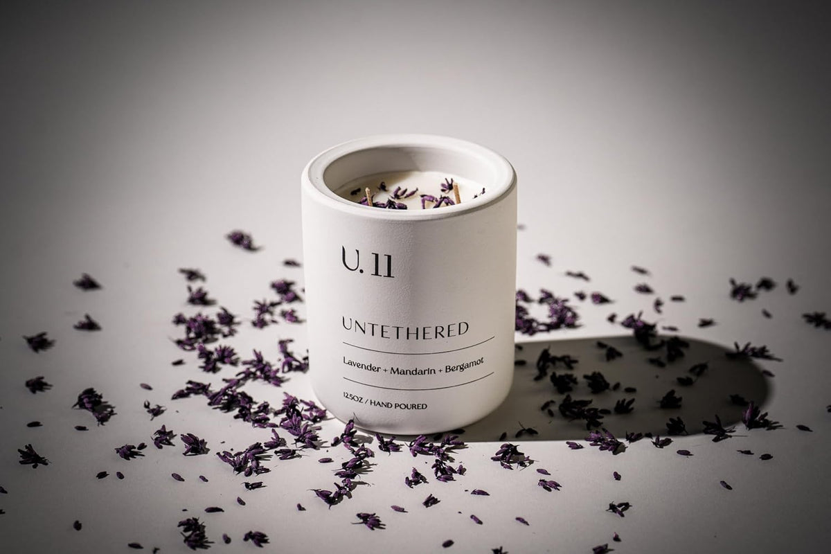 U.11 Luxury Scented Candle – Lavender, Mandarin & Cedarwood | Hand-Poured in USA w/ 100% Natural