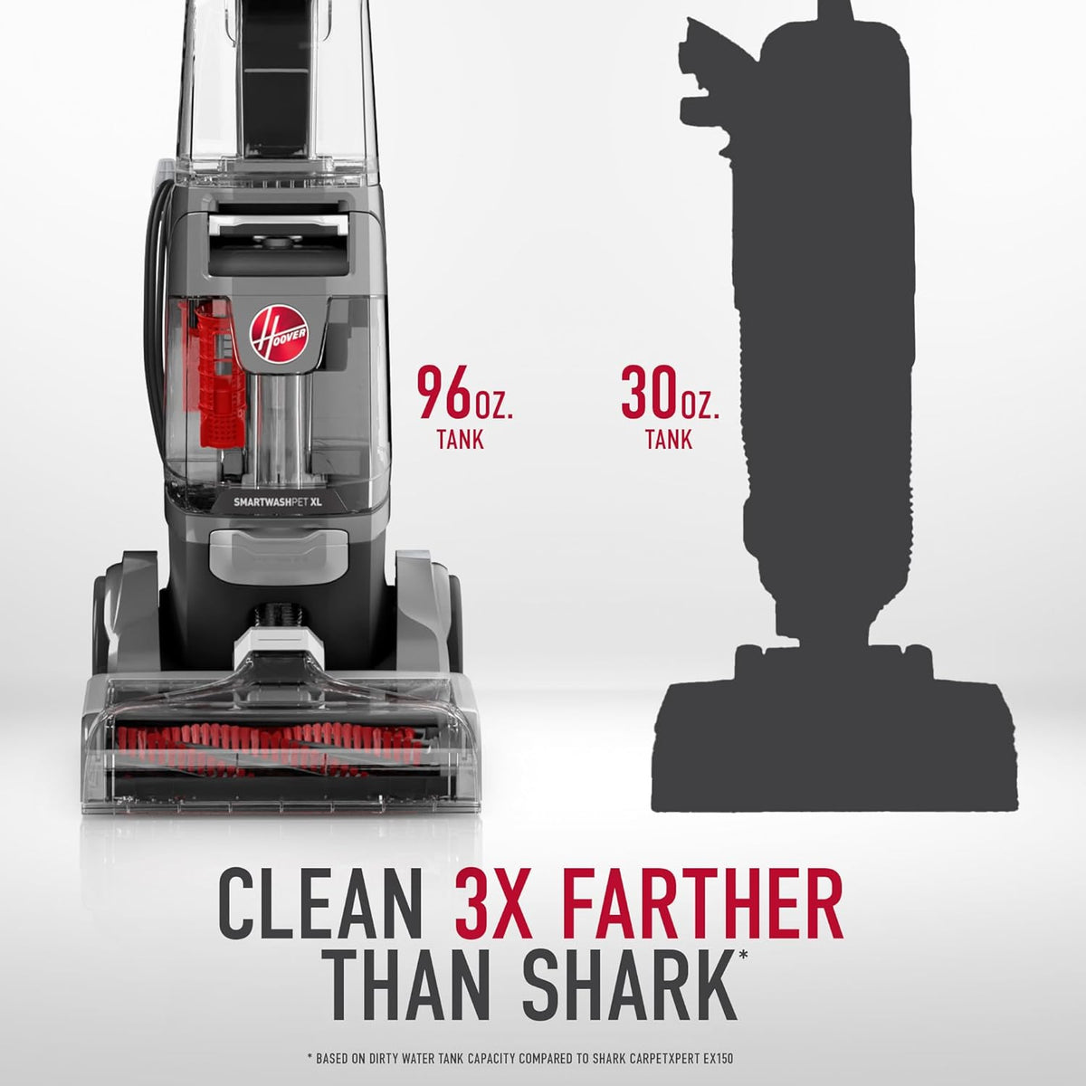 Hoover SmartWash Pet XL Upright Carpet Cleaner Machine for Carpet and Upholstery, Automatic Deep