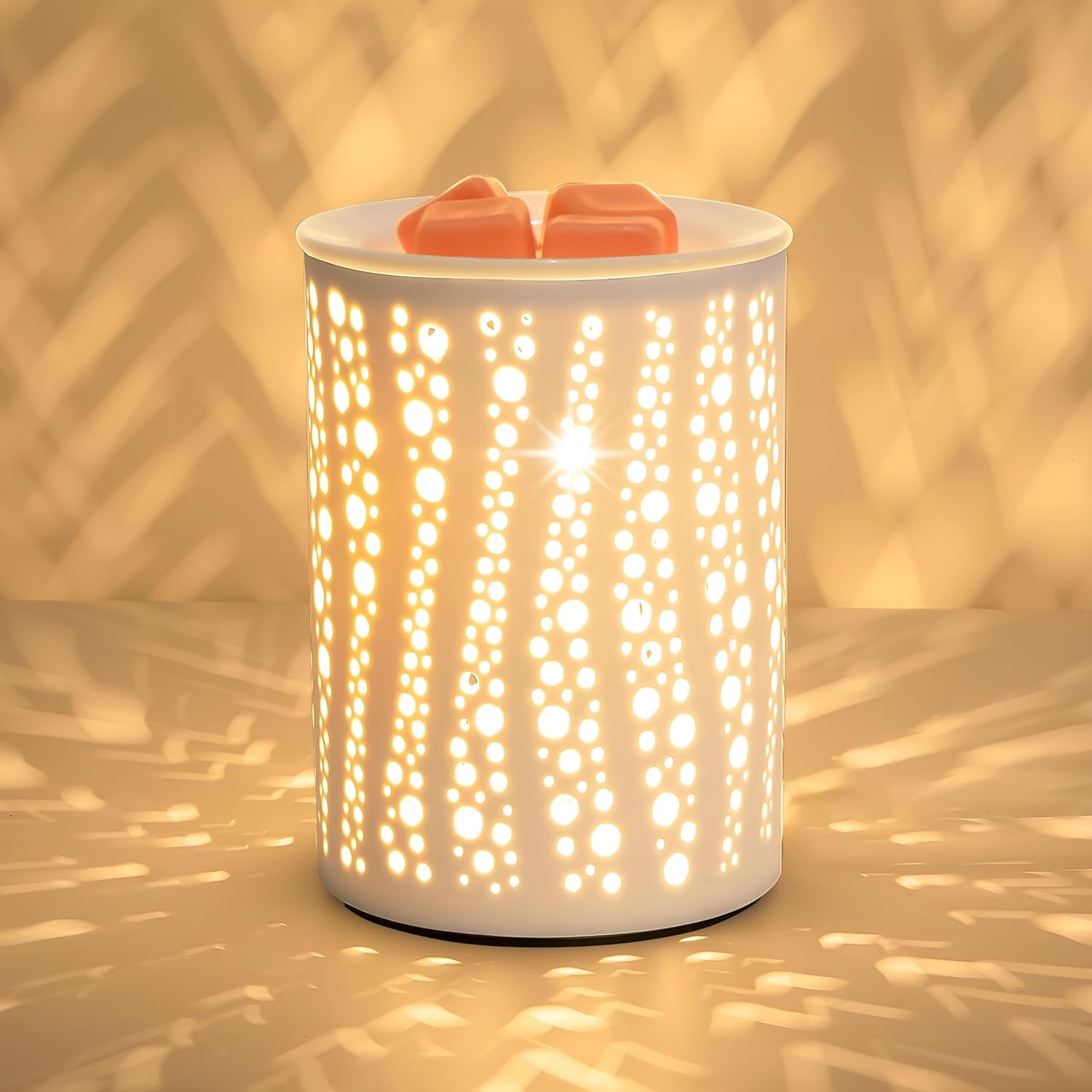 PALANCHY Wax Melt Warmer Ceramic Oil Burner Electric Candle Wax Warmer Burner Melter Fragrance