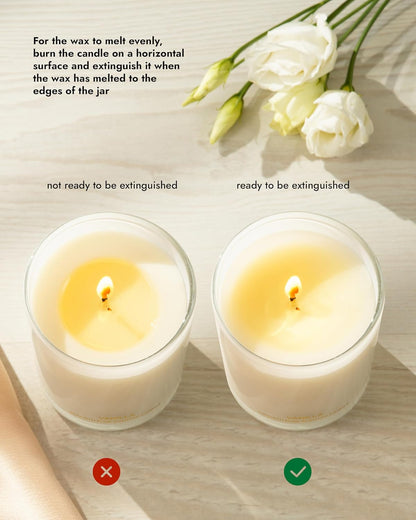 96NORTH | Pure Vanilla Candle | 100% Natural Soy Wax | One Wick Jar Candle | Natural Fragrance