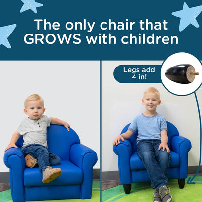 Children's Factory As We Grow Toddler Chair, Flexible Seating for Daycare or Preschool, Kids