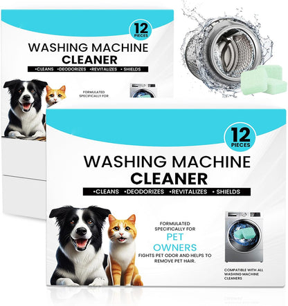 Washing Machine Cleaner 48 Pack-24 Month Supply,Cleaning Tablets Formulated for Pet Owners for