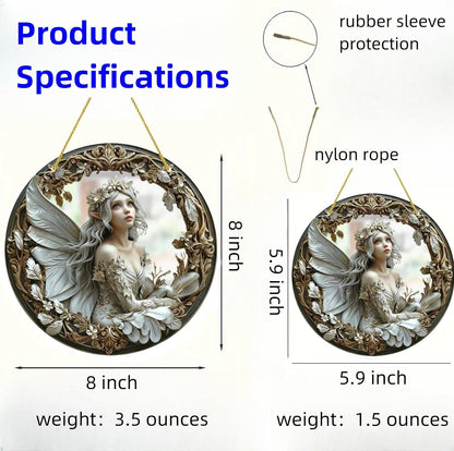 Flower Fairy Garden Decorations Angel Wing Christmas Halloween Deco Statue Art Elf Sculpture