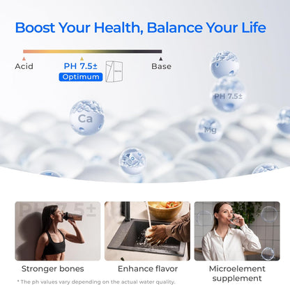 Waterdrop X16-Alkaline Tankless Reverse Osmosis System, NSF/ANSI 42&58&372 Certified, 1600 GPD RO