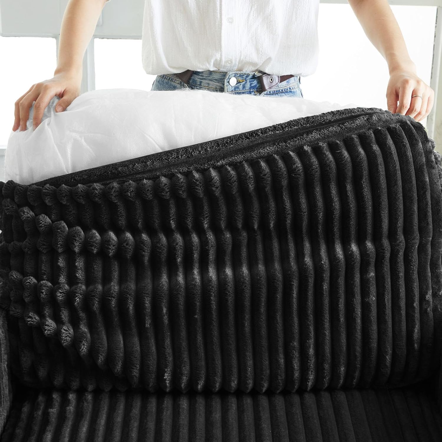 Belffin Modular Sectional Sofa with Sleeper Sofa, Oversized Cloud Couch with Extra Deep Seat