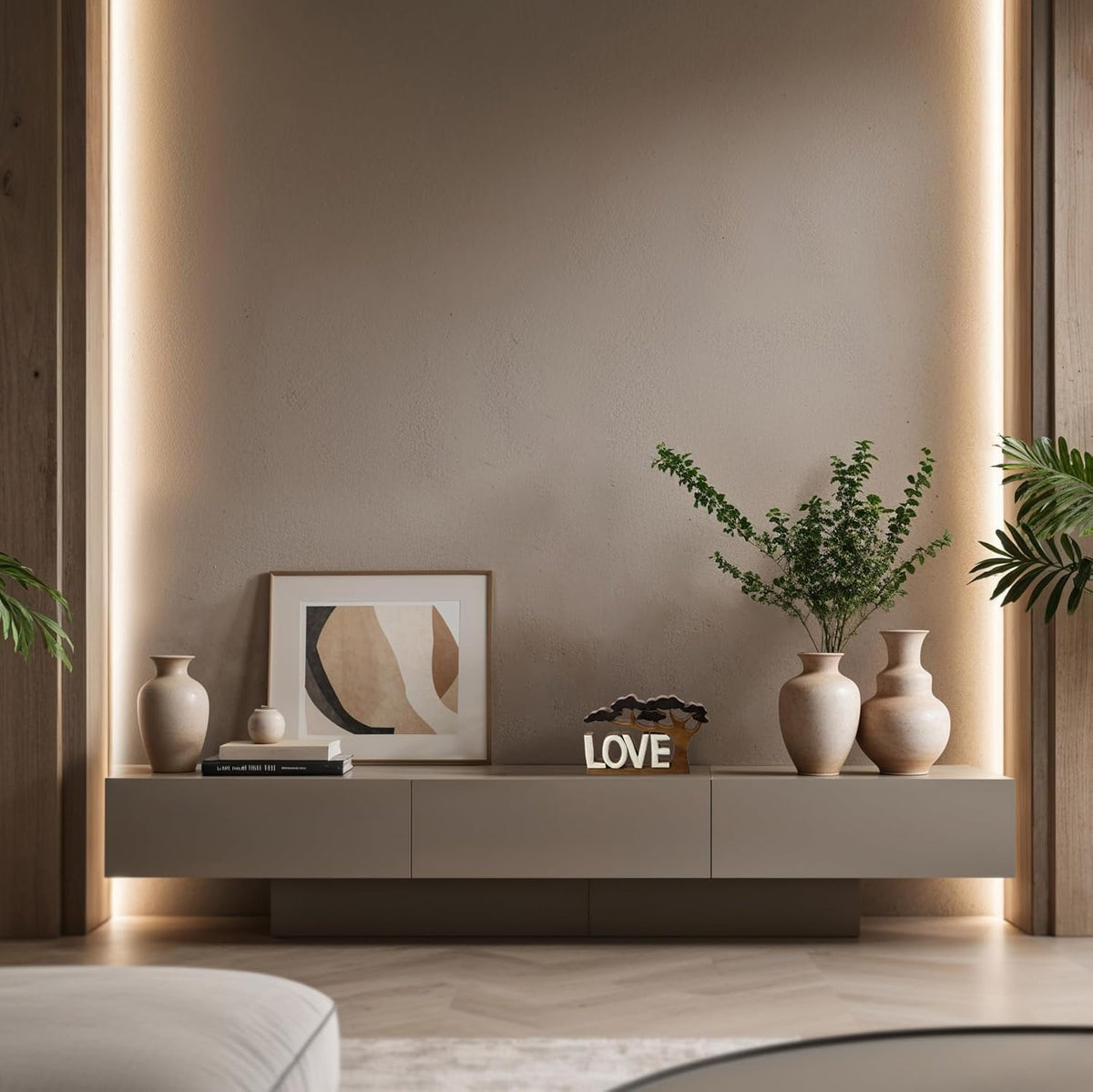 Decozen Gifts for Mom - Wooden Love Letters Sculpture - Mother's Day Birthday Gifts, Home, Office