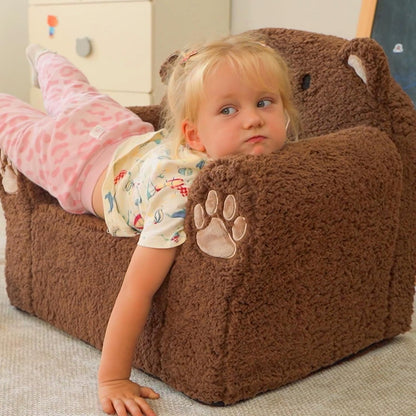 ALIMORDEN Animal Series Kid's Chair, Ultra-Soft Comfy Foam Filled Toddler Sofa Chair, Cute