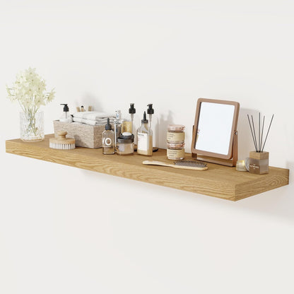 Floating Shelves 48 Inch Long, 12 Inch Deep Floating Shelves for Wall, 48 x 12 Large Wall Shelves