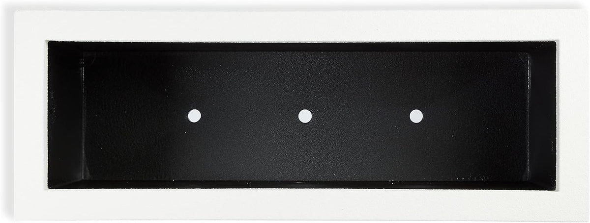 PolyStone Milan Tall Modern Outdoor/Indoor Rectangular Trough Planter, 46" L X 17" W X 19" H