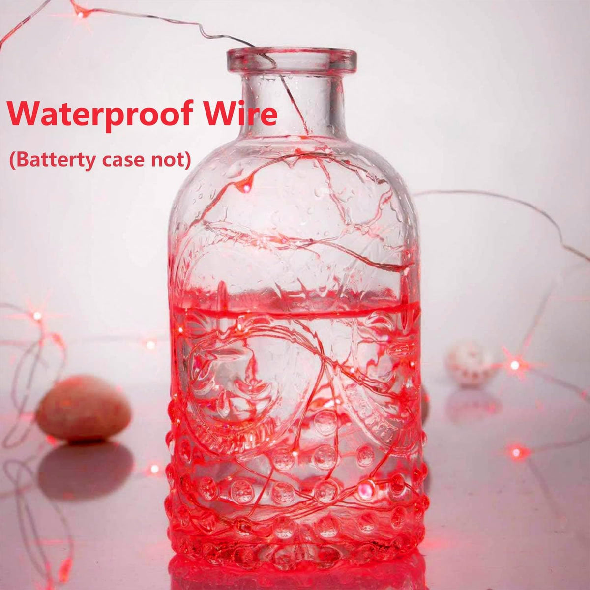 4-Pack Fairy Lights Battery Operated with Timer, 16FT 50 LED Waterproof Starry String Lights