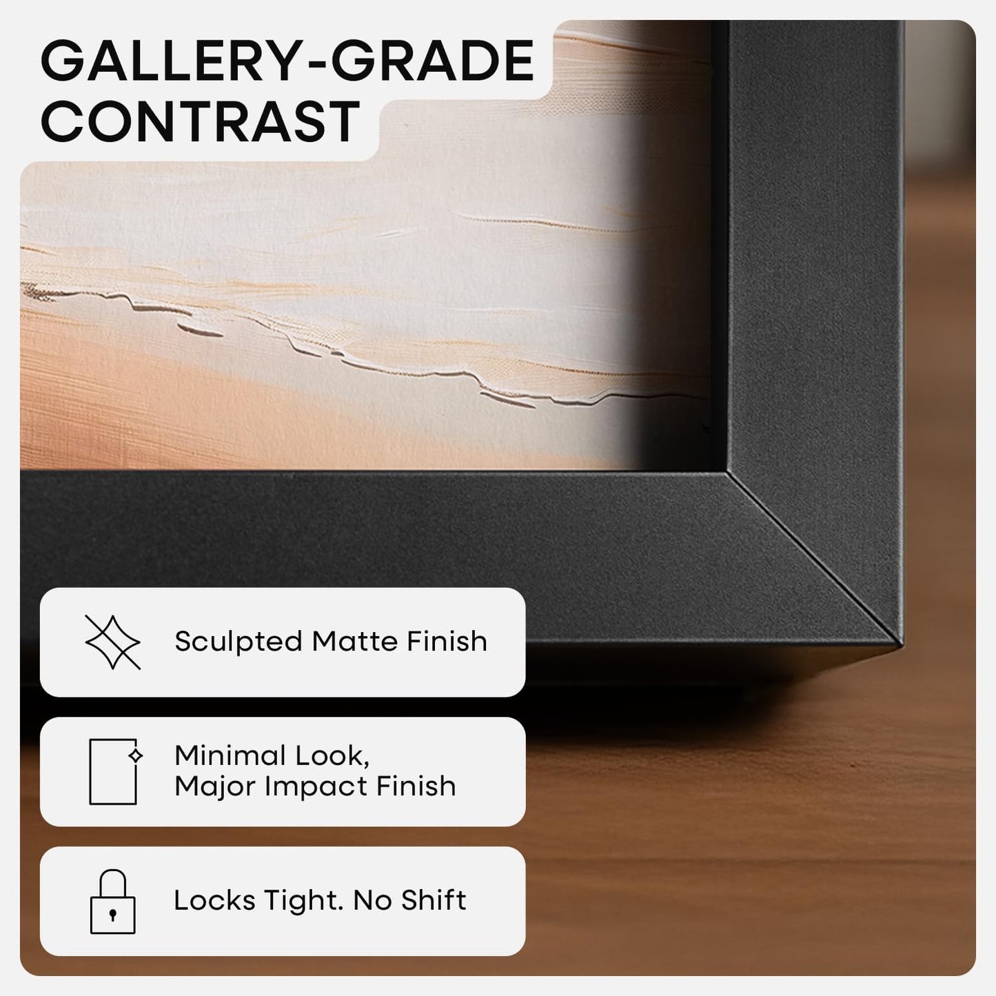 Homeforia 12x18 Picture Frame Black, High End Metal 12x18 Poster Frames with Mat 8.5x11 Photo, 12 x