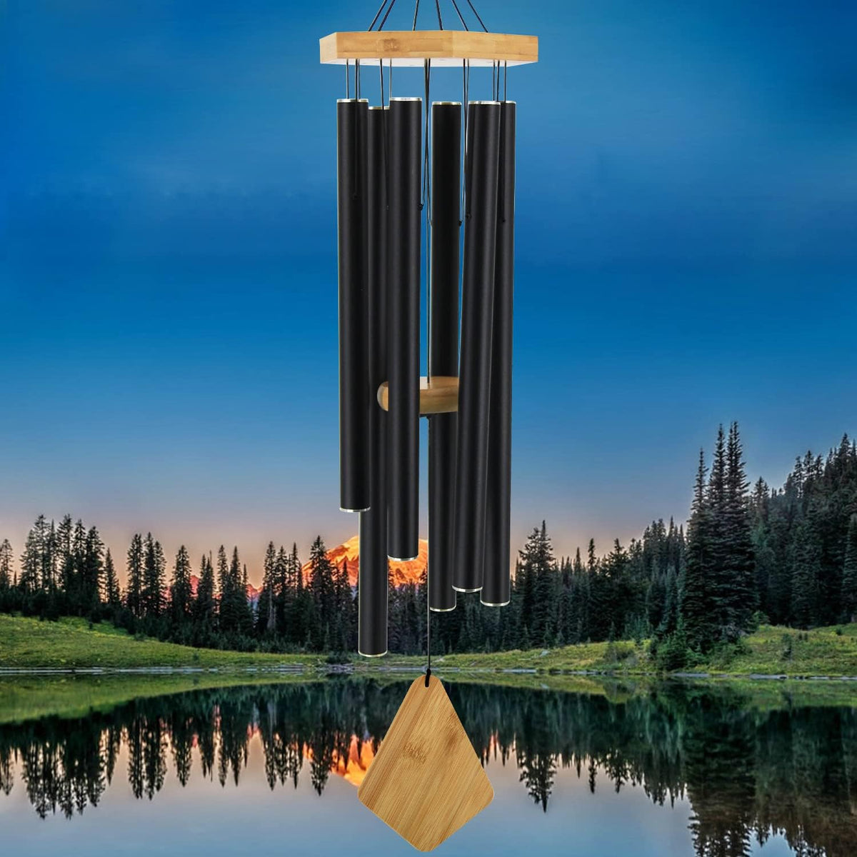 Wind Chimes Outdoor Large Deep Tone, 36 Inches Sympathy WindChimes Outdoor Memorial Windchime for