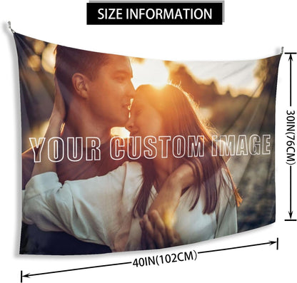 Custom Tapestry For Wall Bedroom Custom Backdrop Personalized Image Text Photo Customized Funny