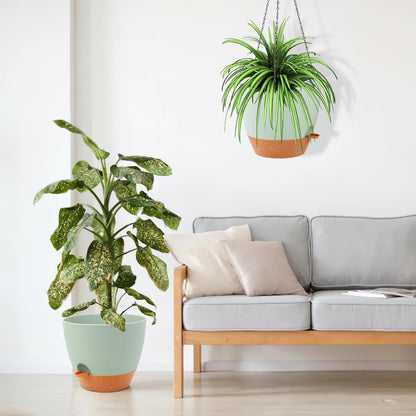 GARDIFE Large Hanging Planter, 12 inch Hanging planters for Indoor. Outdoor Plants, Self Watering