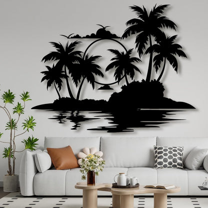 Palm Tree Metal Wall Decor,Palm Tree Metal Wall Art,Metal Palm Tree,Metal Palm Tree Wall