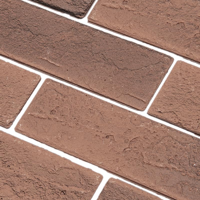 Vintage Faux Brick Wall Tiles, 3D Thin Brick Veneers for Bedroom, Bathroom, Kitchen, Fireplace and