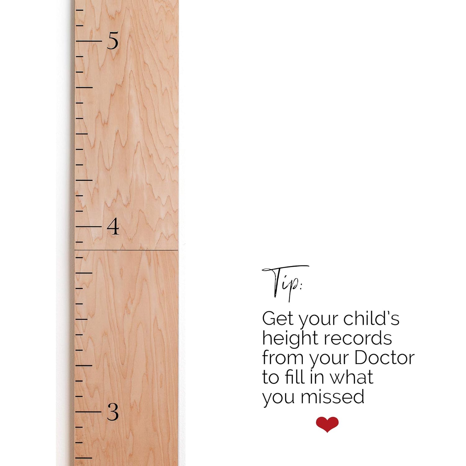 Wood Growth Chart for Wall - Growth Chart Wood Growth Chart for Kids Wooden Ruler Growth Chart