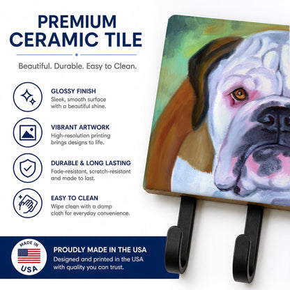Caroline's Treasures 7350TH68 Miss English Bulldog Leash or Key Holder, Wall Hooks, Key Hooks