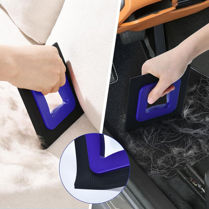 3 in 1 Mini Pet Hair Removal Tool, Dog and Cat Square Hair Remover for Car Detailing Supplies