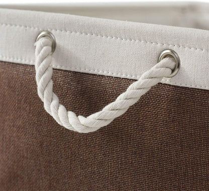 Large Storage Baskets for Shelves, Fabric Baskets for Organizing, Collapsible Storage Bins for