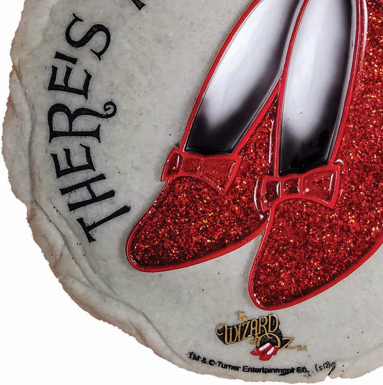 Spoontiques Ruby Slippers Stepping Stone - Wizard of Oz Decorative Garden Stone for Yard, Patio