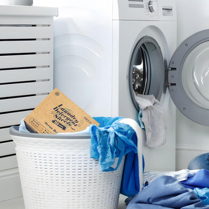 Poesie Laundry Detergent Sheet Ocean Breeze Scent 160 Loads Portable Non-Plastic Drawer Box
