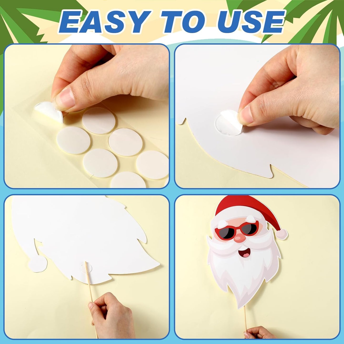 Christmas Tree Topper Hawaii Christmas Decoration Santa Claus Tree Topper Flamingo Ice Cream