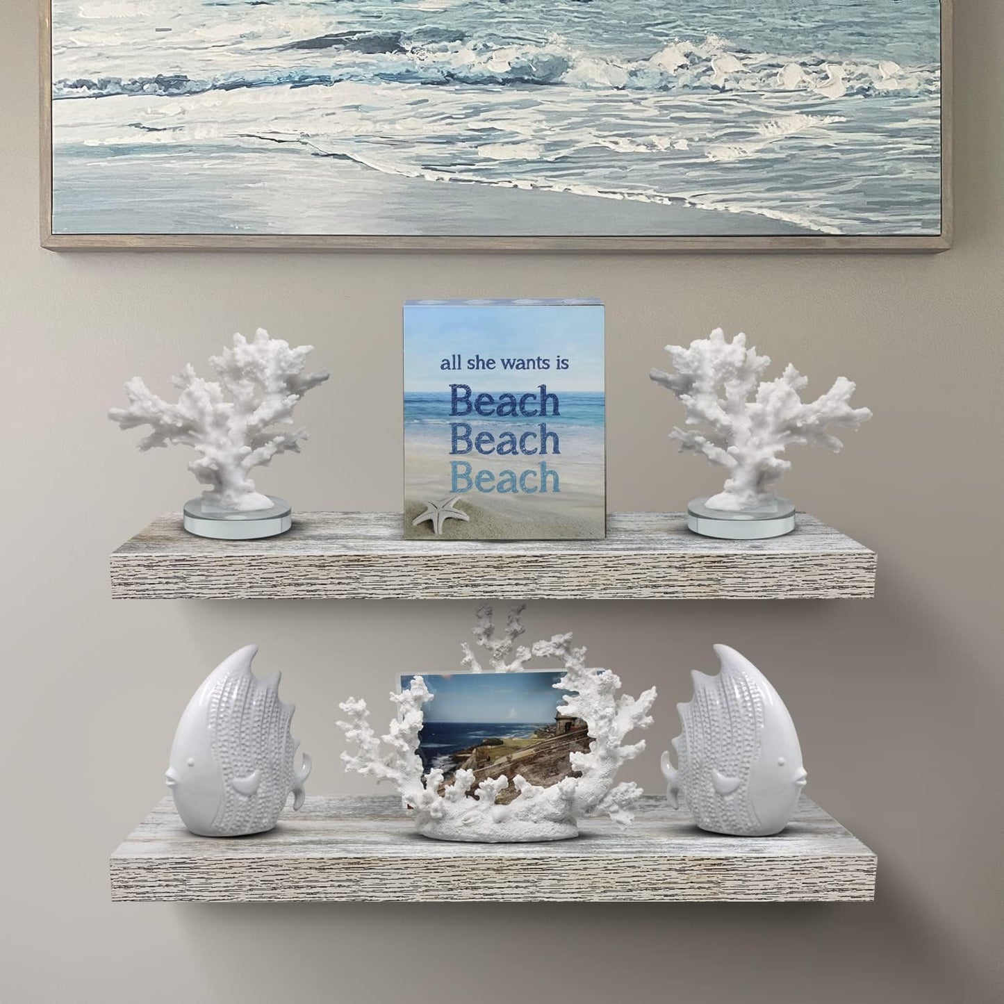 Sorbus Floating Shelves, Wall Shelves for Bedroom, Kitchen, Living Room, Bathroom Shelves Over The