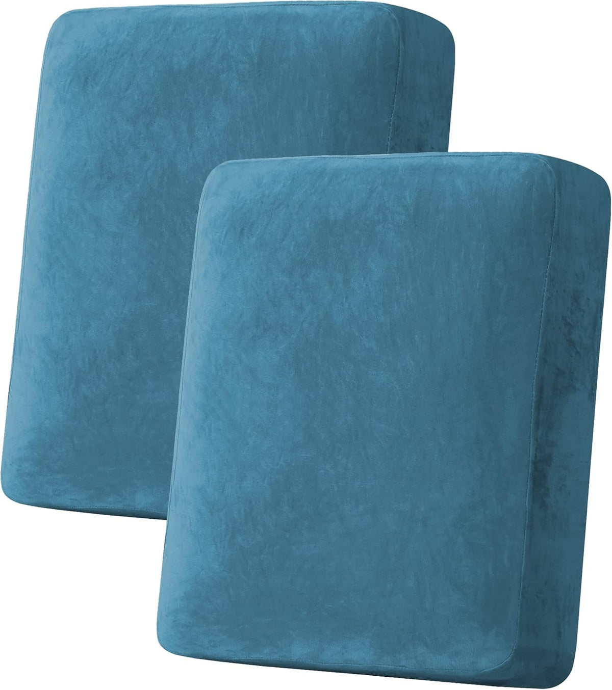 H.VERSAILTEX Velvet Stretch Couch Cushion Cover Plush Cushion Slipcover for Chair Loveseat Sofa