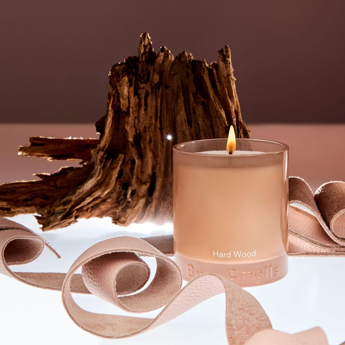 Boy Smells Hard Wood Leather Candle - 8.5 oz - Home Candle with Black Pepper, Leather and Cedarwood