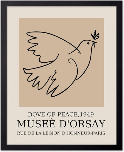 Poster Master Vintage Poster - Retro Minimalist Print - Gift for Artist, Friend - Dove Of Peace