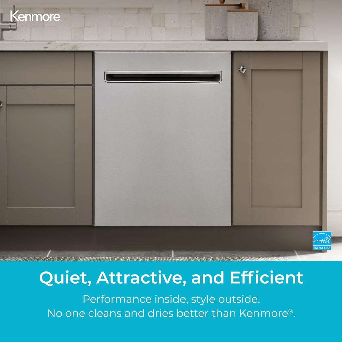 Kenmore 24" Built-In Dishwasher - UltraWash Plus, SmartWash, Accela Wash, Sanitize Rinse, TurboDry