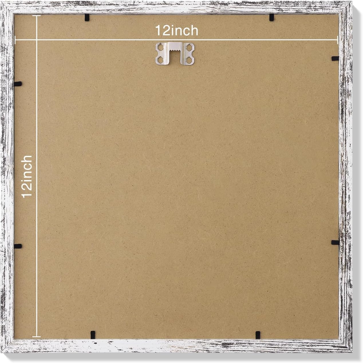 Vittanly 12x12 Picture Frames Set of 9, Shatter Resistant Plexiglass, Display 8x8 Pictures with Mat