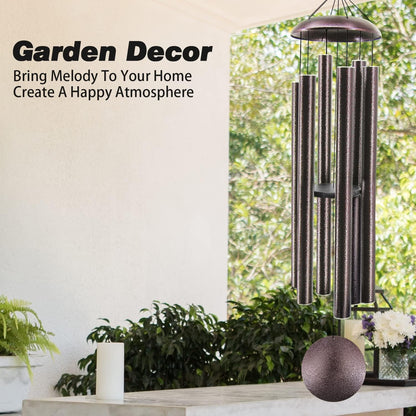 ASTARIN 60" Extra Large Outside Metal Wind Chimes with Deep Tone, Outdoor for Patio Balcony Garden
