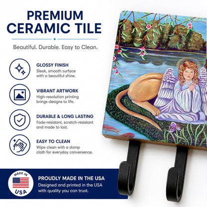 Caroline's Treasures 7507TH68 Angels with Great Dane Leash or Key Holder, Wall Hooks, Key Hooks
