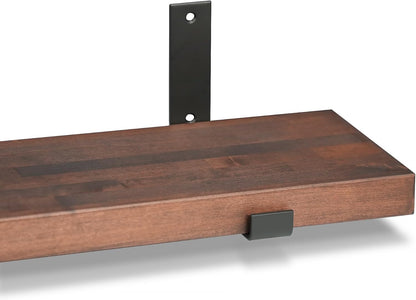 CONSDAN Floating Shelf for Wall Mounted Book Shelf Hanging Shelves Floating Bookshelf for Bedroom