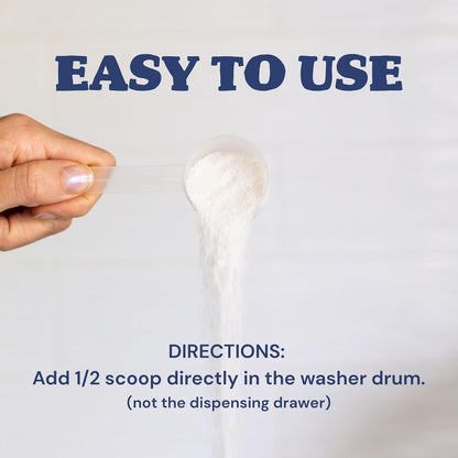 Unscented Laundry Detergent Powder | Fragrance-Free | Safe for Sensitive Groups | Powerful Clean |