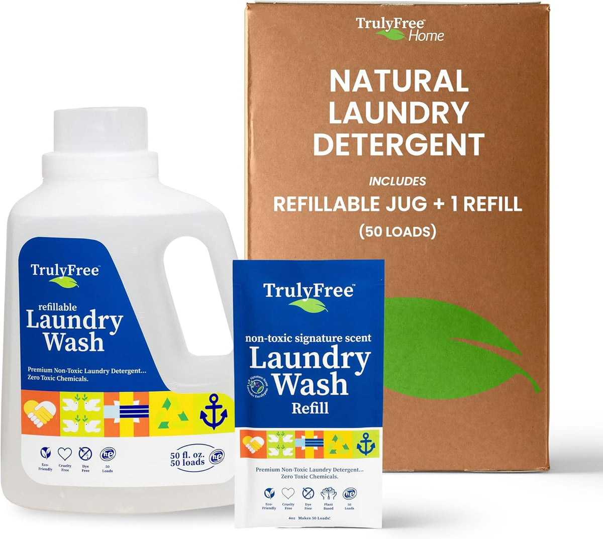 Laundry Detergent for Sensitive Skin | Gentle & Safe for Baby Clothes | Plant-Based | Easy to
