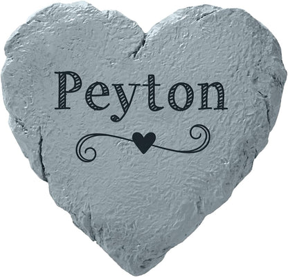 Let's Make Memories Personalized Garden Stone - Resin - Custom Garden Décor - Love Grows Here Round