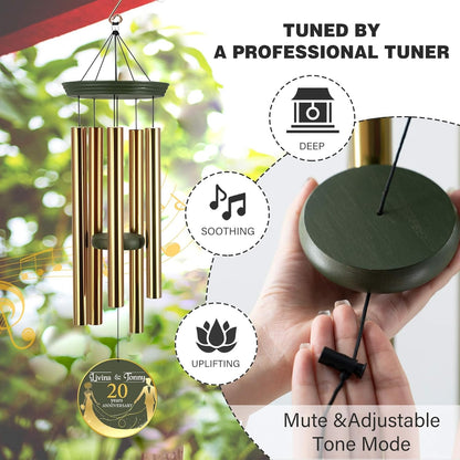 ASTARIN Wedding Memory Day Gifts Wind Chimes Customized, Personalized Wind Chimes 2025, for Couple