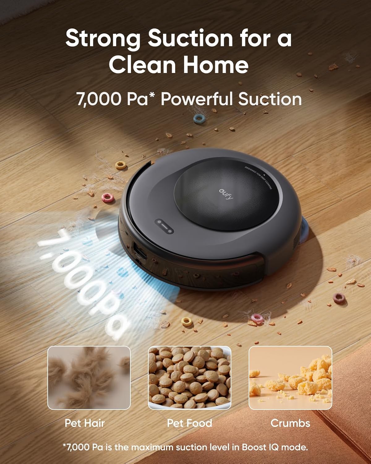 eufy Robot Vacuum Omni C20, Robot Vacuum and Mop Combo, Self Emptying, Auto Mop Washing and Auto