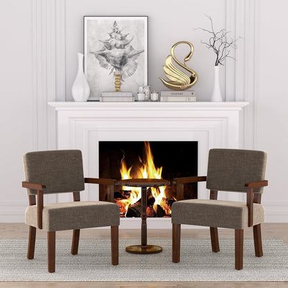 Accent Chair, Living Room Chairs Oversized with Soft Seat and Armrests for Dinning Bedroom Reading