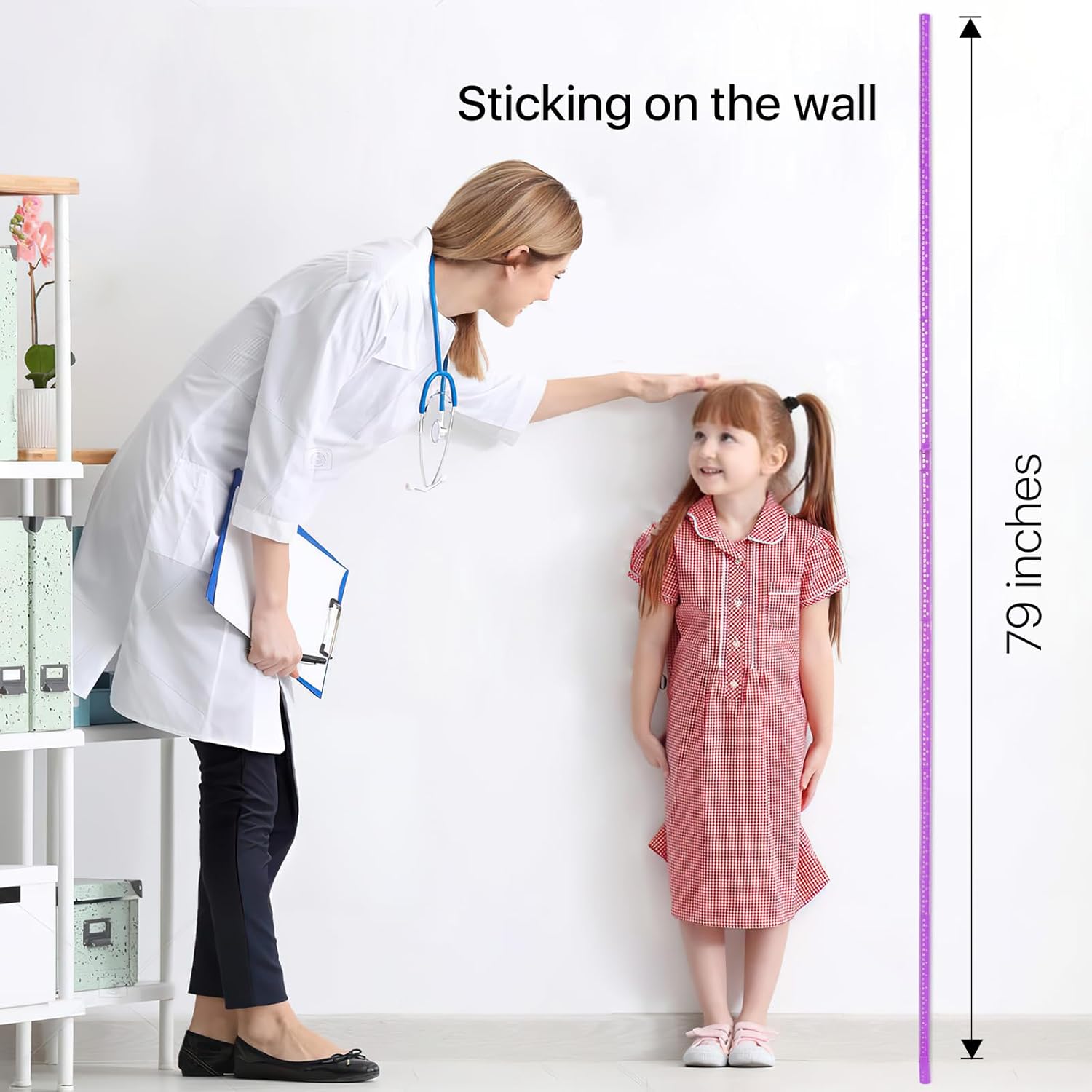 Growth Chart for Wall, Children Height Measurement,3D Removable Growth Height Chart,Splicing Height