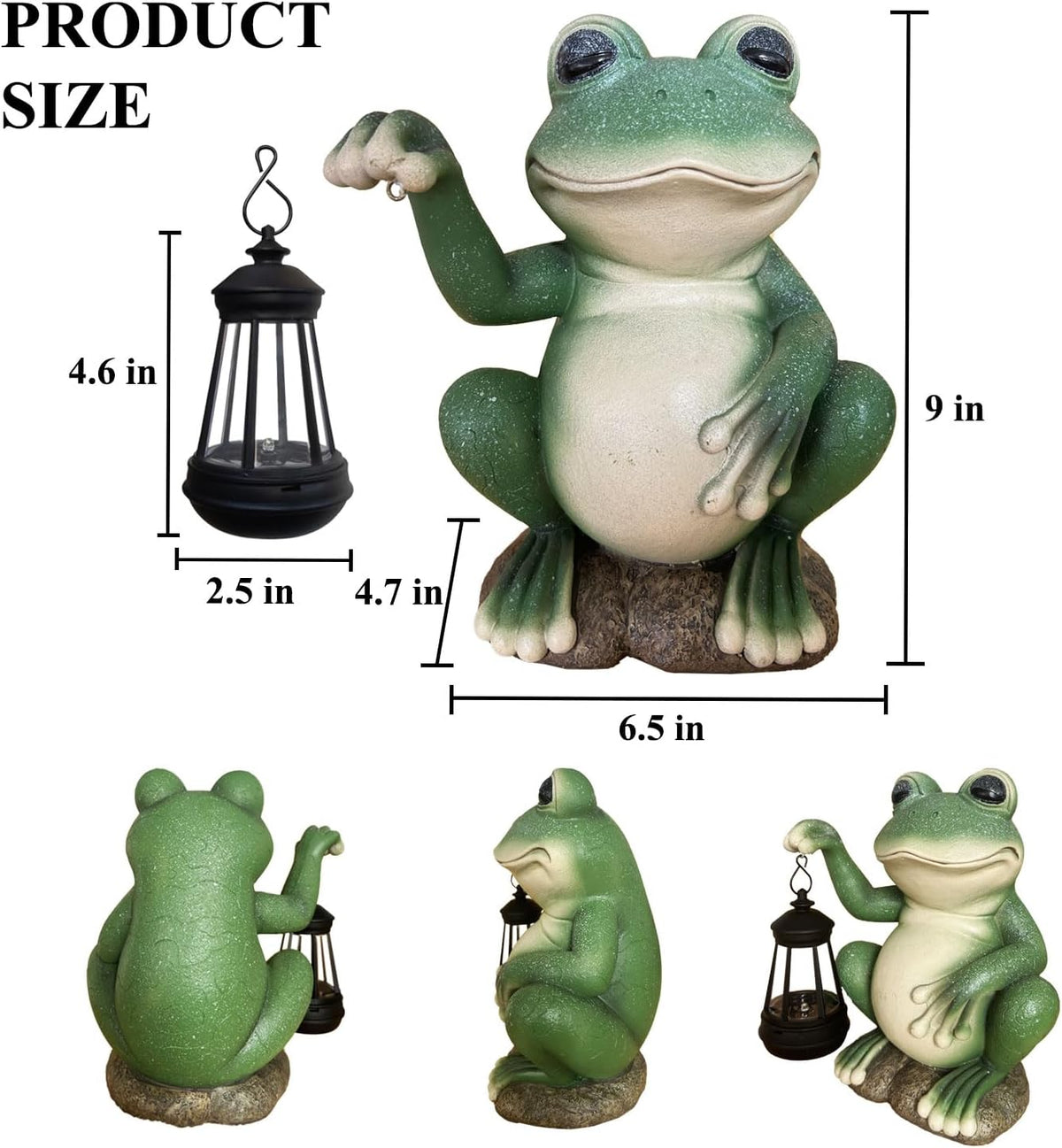 YODY Solar Garden Statues Outdoor Decor- Yard Decorations for Patio, Balcony, Backyard, Lawn