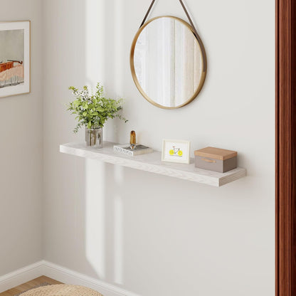 Floating Shelves 48 Inch Long, 48"W x 9"D Wall Shelf Invisible Bracket, 9 Inch Deep Floating Shelf