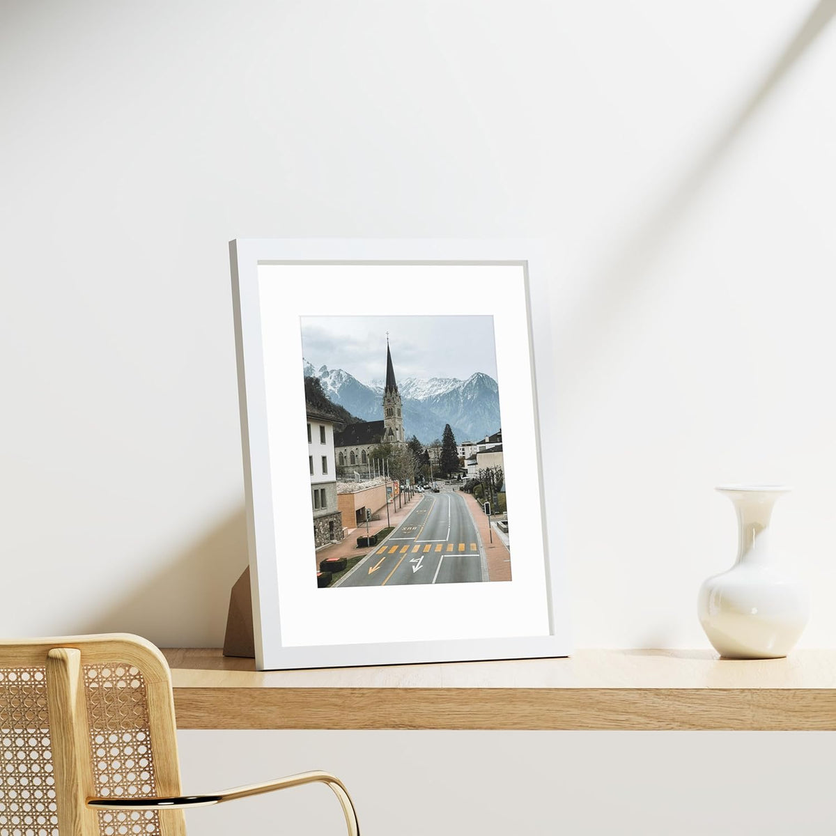 Vittanly 11x14 Picture Frames Set of 9, Shatter Resistant Plexiglass, Display 8x10 Pictures with